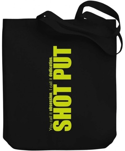 Shot Put DEDICATION Shot Put Canvas Tote Bag 10.5" x 16" x 4 $19.20 Totes