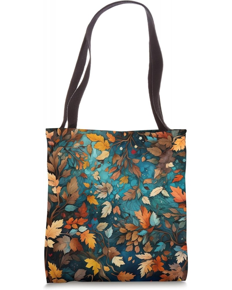 Fall Leaves Aesthetic Cute Autumn Tote Bag $14.19 Totes