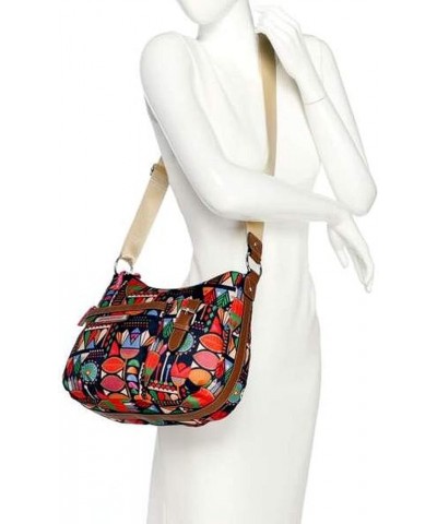 Kara Coho Crossbody Hobo Bag Shadow Dot $36.54 Hobo Bags