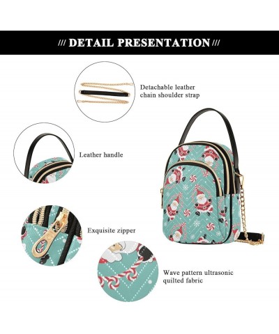 Small Crossbody Handbag for Women Mini Over Shoulder Purse with Three Zippered Pockets Durable Shoulder Bag Color-hf023 $15.5...