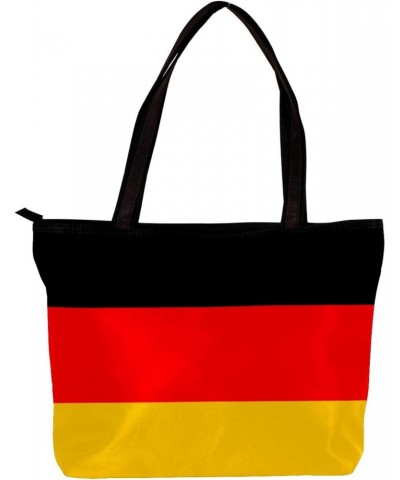 Handbag National Germany Flag Black Red Yellow Stripe Size: 11.8x4.1x15.4 inches storage bag Handbag $11.17 Handbags