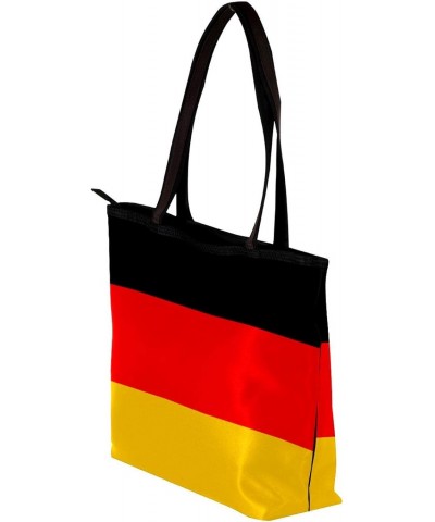 Handbag National Germany Flag Black Red Yellow Stripe Size: 11.8x4.1x15.4 inches storage bag Handbag $11.17 Handbags