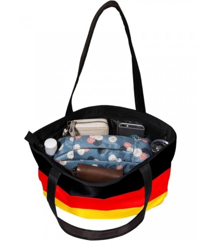 Handbag National Germany Flag Black Red Yellow Stripe Size: 11.8x4.1x15.4 inches storage bag Handbag $11.17 Handbags