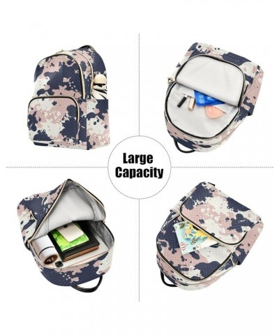 Backpack Purse for Women Stained Camouflage, Mini Fashion Backpack Camo Lightweight Casual Daypack Shoulder Bag Travel Backpa...