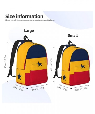 Flag Of Venezuela Print Unisex Canvas Bag Canvas Shoulder Pouch Pack Lightweight Backpack For Woman Lady Black Medium $23.06 ...