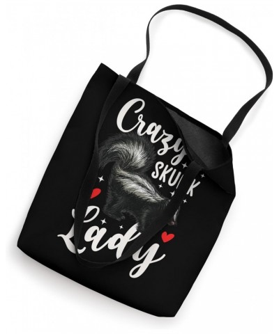 Crazy Skunk Lady Skunk Lover Skunks Tote Bag $11.34 Totes