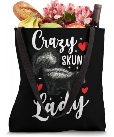 Crazy Skunk Lady Skunk Lover Skunks Tote Bag $11.34 Totes