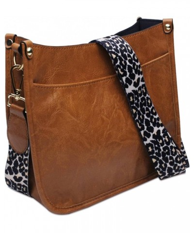 Leopard Shoulder Strap Fashion one Shoulder Retro Women's Bag Light Brown $25.19 Shoulder Bags