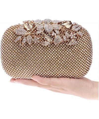 Rhinestones Women Evening Bags Crystal Small Day Clutch With Chain Shoulder Handbags Diamonds Lady Purse For Party Ym1020gold...