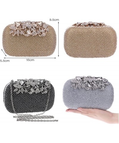 Rhinestones Women Evening Bags Crystal Small Day Clutch With Chain Shoulder Handbags Diamonds Lady Purse For Party Ym1020gold...