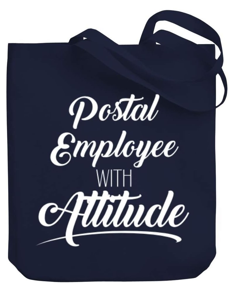 Postal Employee with attitude Canvas Tote Bag 10.5" x 16" x 4 $21.19 Totes