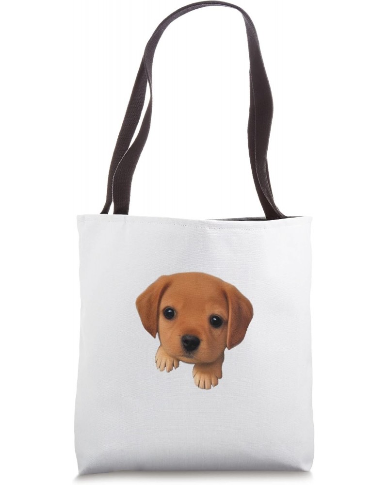 Brown Isolated Portrait Out Of Pocket National Puppy Dog Day Tote Bag $12.75 Totes