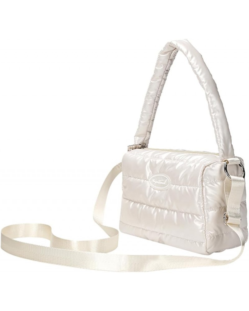 Loveholy Womens Casl Shoulr Bag th Adjustable Shoulr Strap ta Shop Crossbody Bag Tote Beh Bags White $10.16 Totes