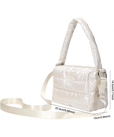 Loveholy Womens Casl Shoulr Bag th Adjustable Shoulr Strap ta Shop Crossbody Bag Tote Beh Bags White $10.16 Totes