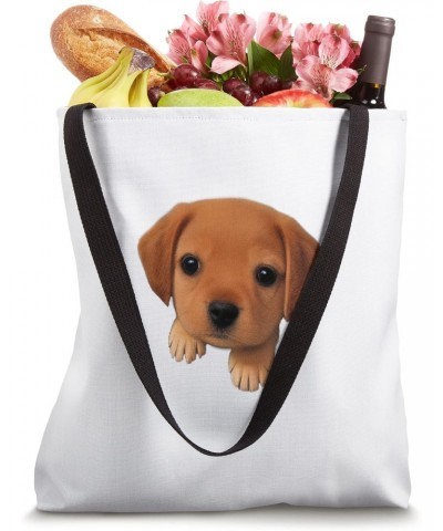 Brown Isolated Portrait Out Of Pocket National Puppy Dog Day Tote Bag $12.75 Totes