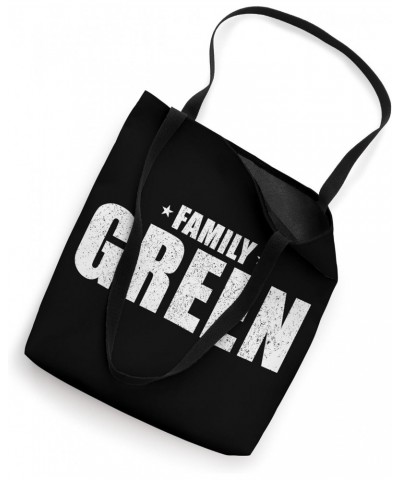 Green Family Name Matching Green Last name Tote Bag $12.50 Totes