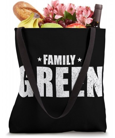 Green Family Name Matching Green Last name Tote Bag $12.50 Totes