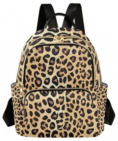 Leopards Skin Women's Backpack Purse Fashion Travel Anti Theft Backpack Casual Daypack for Work College,S Medium $16.42 Backp...