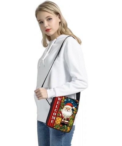 Small Messenger Bag Cell Phone Purse Handbag Lightweight Portable Pouch for Kids Girls Boys Cartoon Santa Claus $11.19 Should...