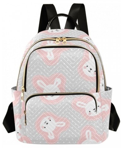 Bunny Rabbit Backpack Purse for Women Small Mini Women's Fashion Backpack HandBag Back Pack Lady Gifts,S Medium $16.73 Backpacks