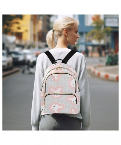 Bunny Rabbit Backpack Purse for Women Small Mini Women's Fashion Backpack HandBag Back Pack Lady Gifts,S Medium $16.73 Backpacks