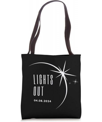 Exclusive April 8th, 2024 Solar Eclipse LIGHTS OUT Tote Bag $11.52 Totes