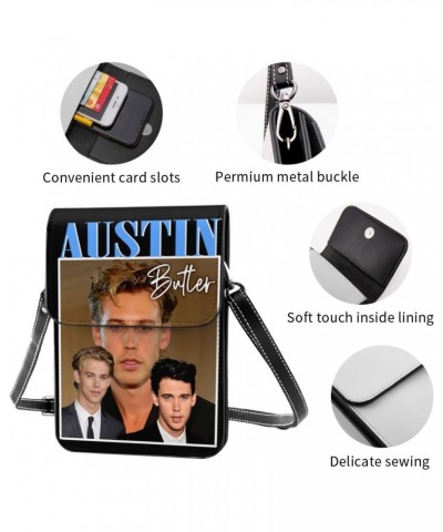 Austin Butler Small Cell Phone Purse Fashion Mini Crossbody Bags With Strap Adjustable Handba For Women Black $15.65 Crossbod...