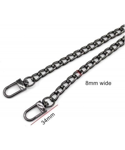 Bag Straps 20-120CM Bag Strap Metal Wallet Chain with Handle Alternative Tote Bag Shoulder Bag Chain Accessories Shoulder Str...