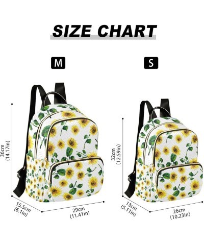 Women Backpack Sunflower Spring Anti-Theft Travel Backpack with Luggage Belt Lightweight Handbag Lady Purse Roomy Double Zipp...