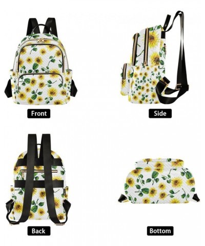 Women Backpack Sunflower Spring Anti-Theft Travel Backpack with Luggage Belt Lightweight Handbag Lady Purse Roomy Double Zipp...