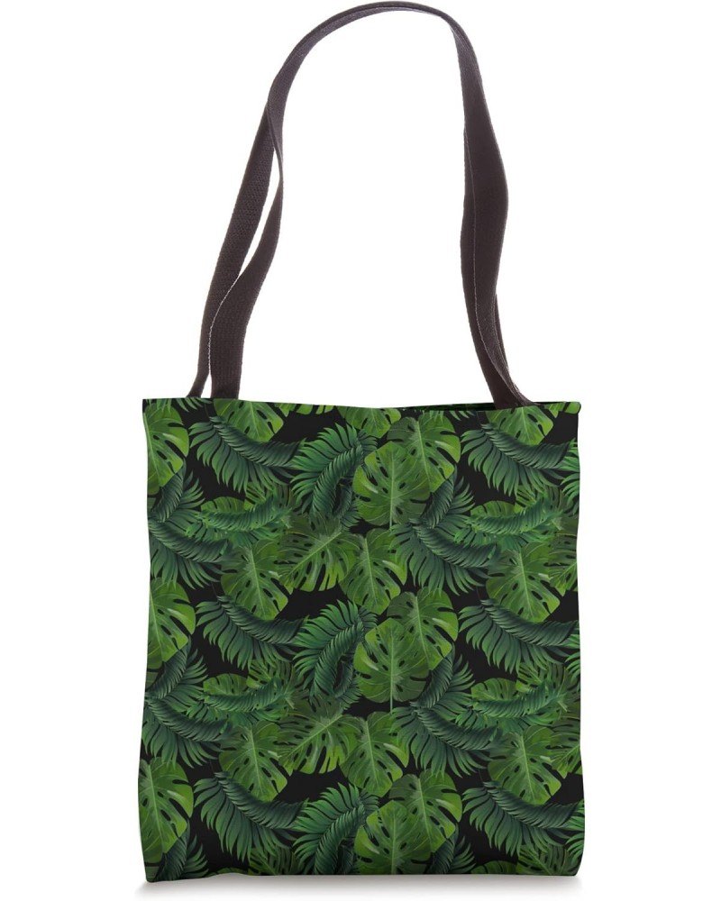 Aesthetic Boho Tropical Palm Leaves Palm Tree Leaf Tote Bag $15.05 Totes