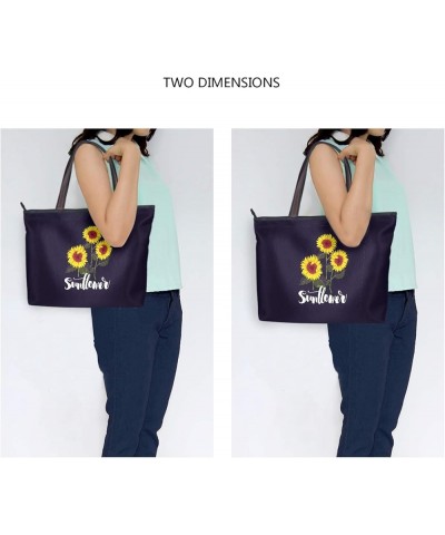 Large Tote Top Handle Bag, Women Zippered Handbag, Big Shoulder Hand Bags Multi 4 $9.04 Shoulder Bags