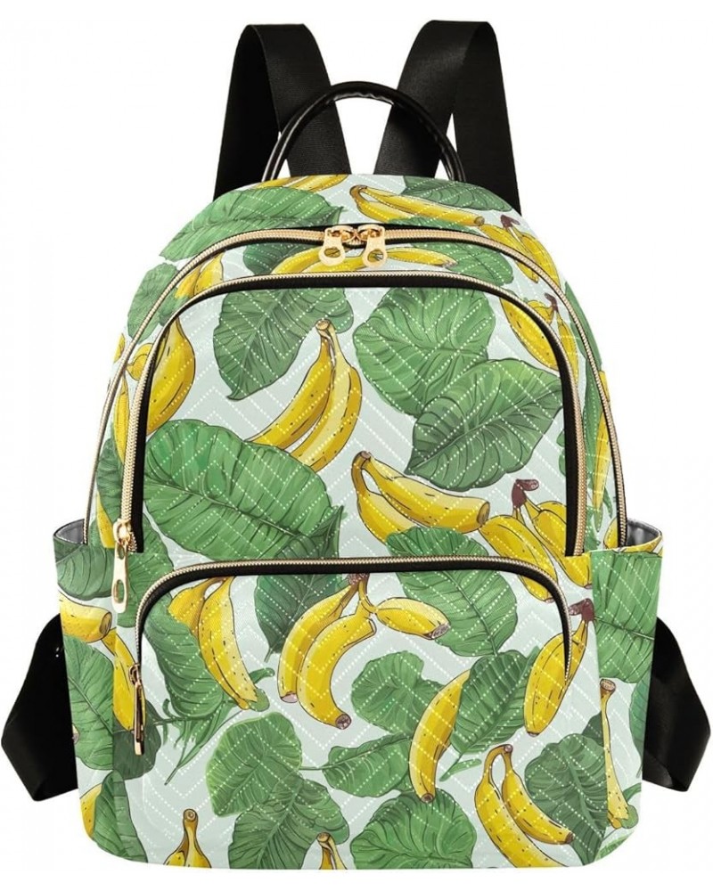 Banana Fruit Backpack for Women Fashion Shoulder Bags Small Casual Daypack Travel Bag S 202a4483 S(10.23"x5.11"x12.59") 202a4...