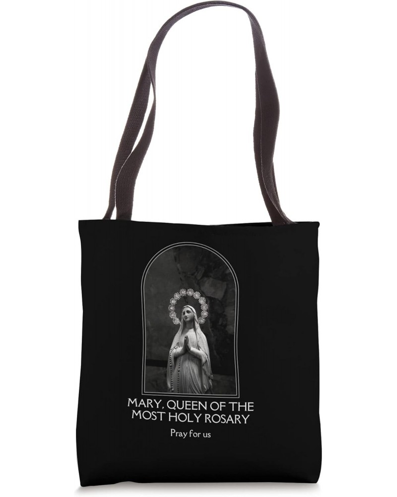 Mary Queen Of The Most Holy Rosary Prayer Catholic Marian Tote Bag $14.55 Totes