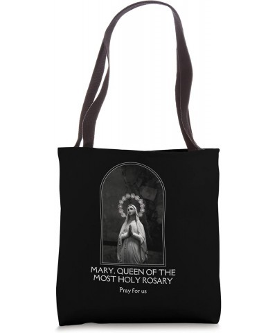 Mary Queen Of The Most Holy Rosary Prayer Catholic Marian Tote Bag $14.55 Totes