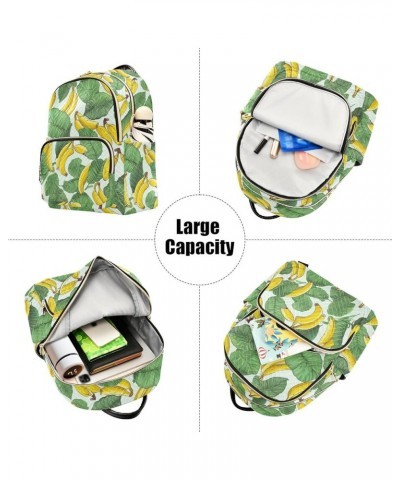 Banana Fruit Backpack for Women Fashion Shoulder Bags Small Casual Daypack Travel Bag S 202a4483 S(10.23"x5.11"x12.59") 202a4...