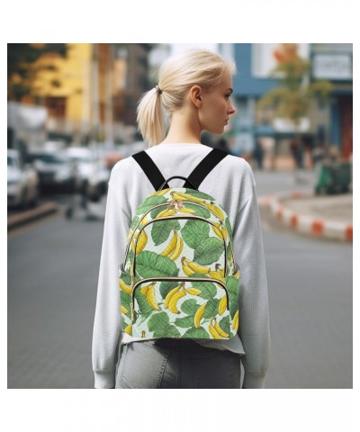 Banana Fruit Backpack for Women Fashion Shoulder Bags Small Casual Daypack Travel Bag S 202a4483 S(10.23"x5.11"x12.59") 202a4...