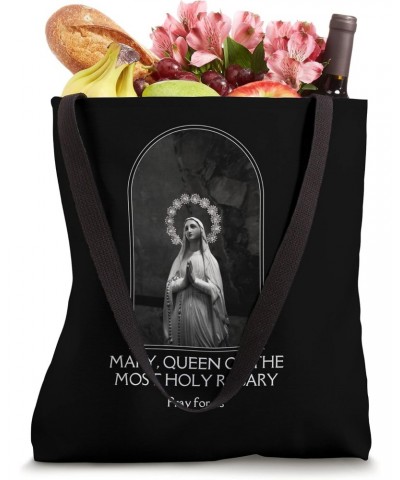 Mary Queen Of The Most Holy Rosary Prayer Catholic Marian Tote Bag $14.55 Totes