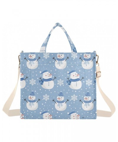 Christmas Snowman Snowflakes Corduroy Tote Bag for Women Hobo Crossbody Bag Purse Stylish Shoulder Handbag Messenger Bags, S ...