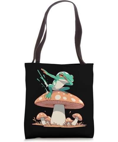 Funny Frog Toad Doing Their Thing - Whimsical Touch and Toad Tote Bag $12.95 Totes