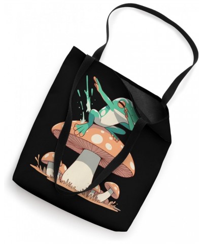 Funny Frog Toad Doing Their Thing - Whimsical Touch and Toad Tote Bag $12.95 Totes