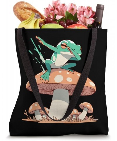 Funny Frog Toad Doing Their Thing - Whimsical Touch and Toad Tote Bag $12.95 Totes