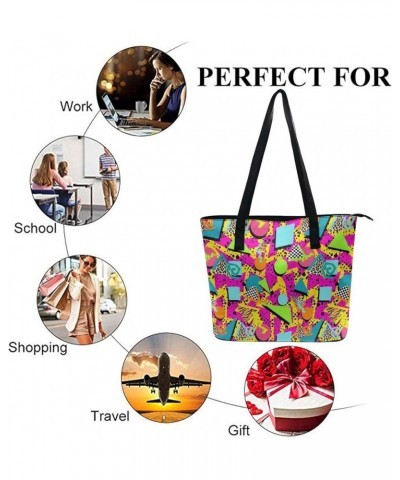 Women Tote Bag Handle Shoulder Bag PU Leather Handbag Picture (228) $16.79 Totes