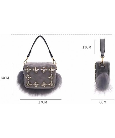 Shoulder Bag Purse for Women Small Handbag Leather Mini Tote Bag Crossbody Bag Travelling Purses Grey $29.28 Totes