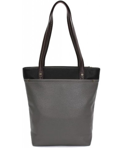 Deluxe Everyday Tote Women Shoulder Purse Handbag B&w Paw Print - Gray $37.40 Totes