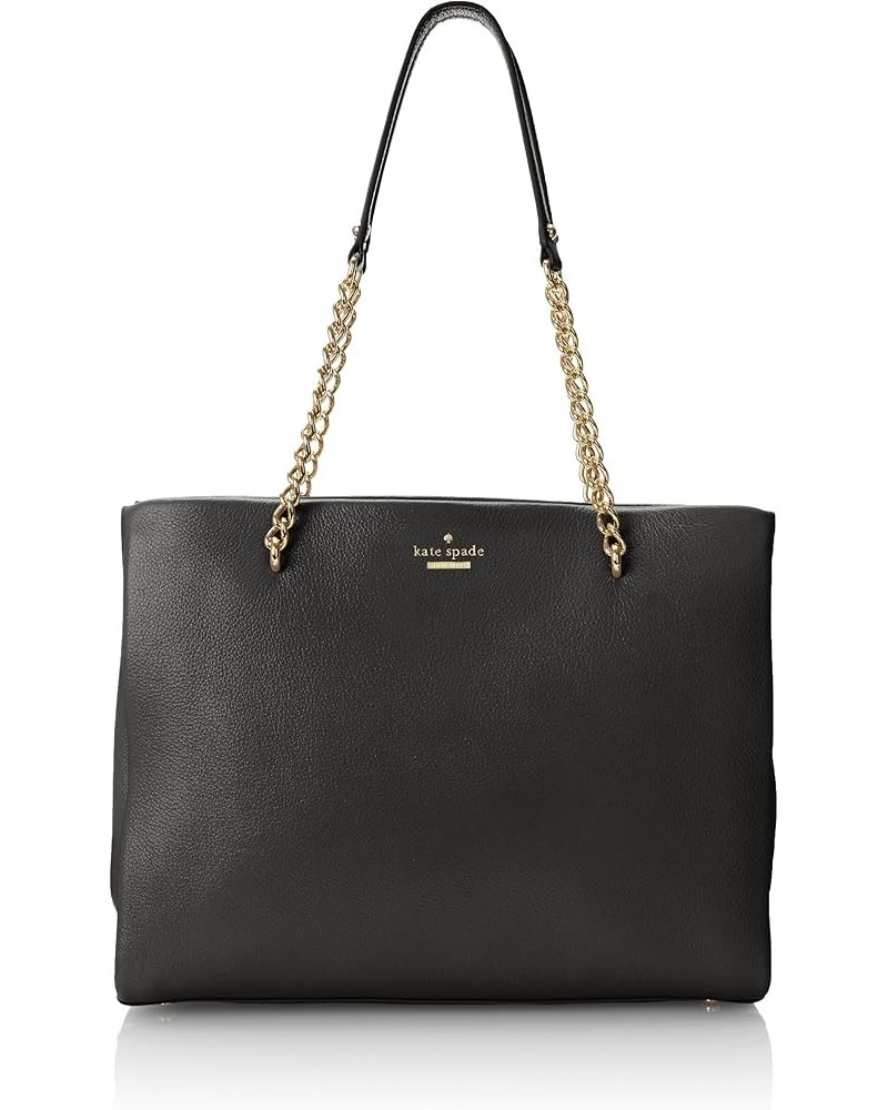 Emerson Place Smooth Phoebe Shoulder Bag Black $91.05 Shoulder Bags