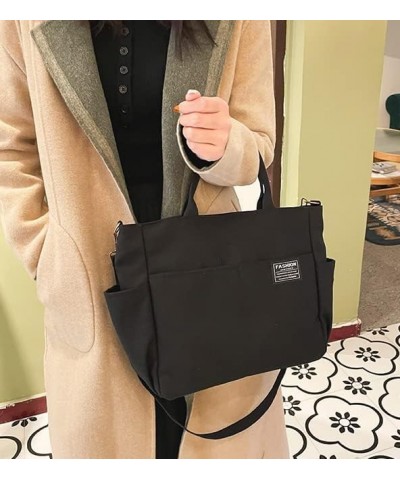 Women's Canvas Bag Casual Retro Tote Bag Handbag Portable Canvas Shoulder Bag Hobo Bag Large Capacity Crossbody Bag Black $26...