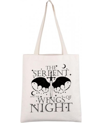 The Serp-nt Wings of Night Book Merch Vampire Inspired Tote Bag Fantasy Romance Lover Gift CB Fans Gift Bookish Merch Serp-nt...