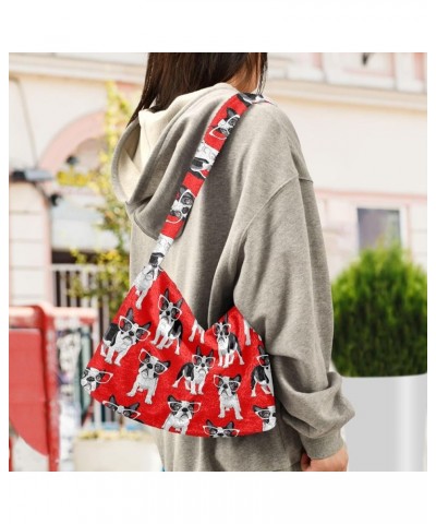 Tote Handbags for Women Ultra Soft Fluffy Shoulder Bag with Zipper Fashion Durable Shoulder Purses Color-a009 $12.75 Totes