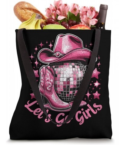 Western Cowgirl Rodeo Disco Retro Bachelorette Party Tote Bag $12.74 Totes